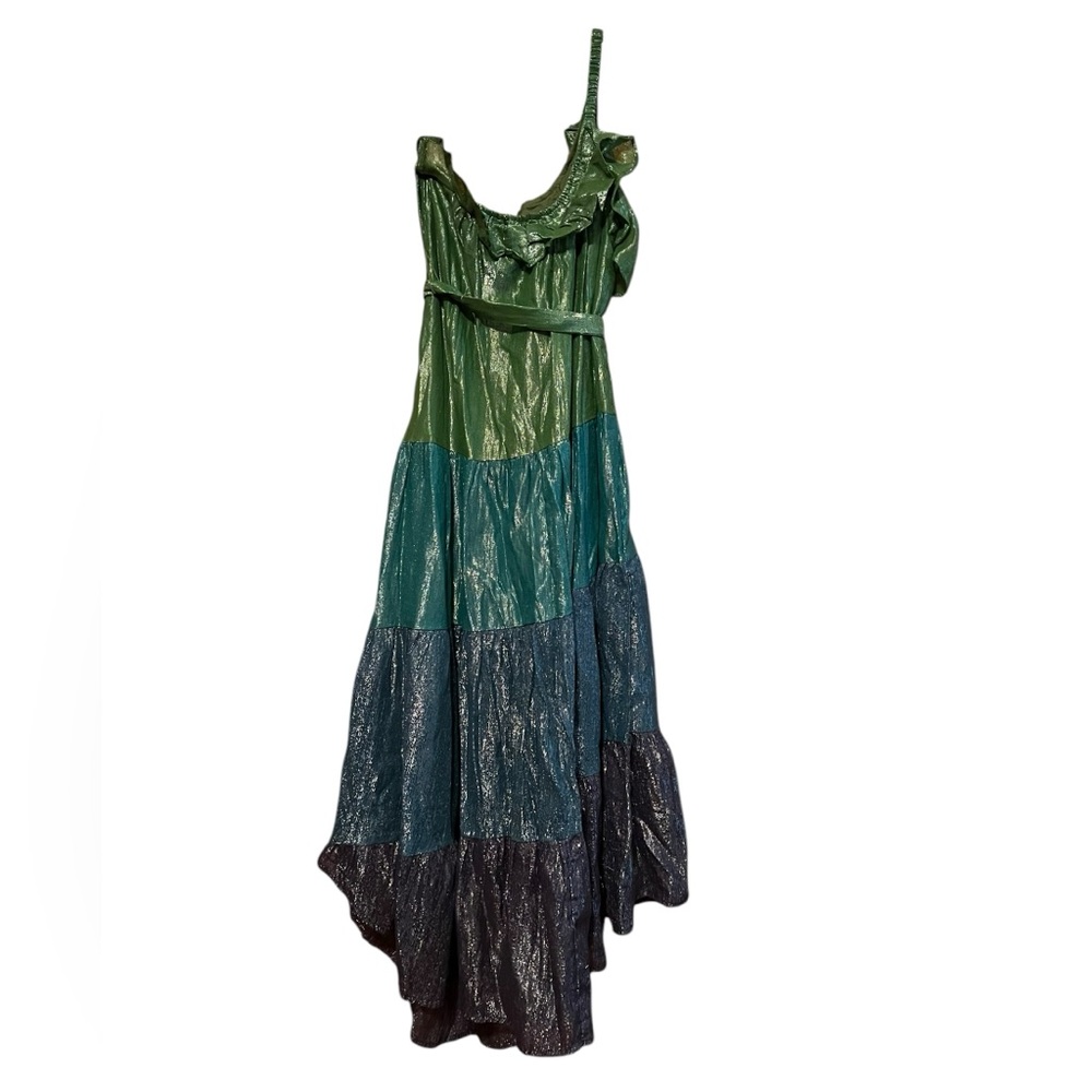 Luxurious Shimmer Maxi Dress by Anthropologie - Picture 3 of 12
